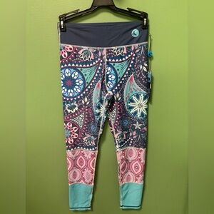 Vibrant Patterned Girls Leggings NWT